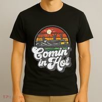 Comin In Hot Pontoon Boat Funny Boating Lake Pontooning Gift T-Shirt thumb 3