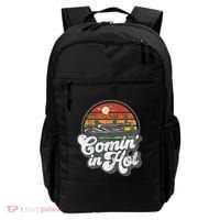 Comin In Hot Pontoon Boat Funny Boating Lake Pontooning Gift Backpack thumb 0