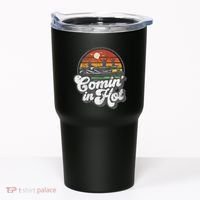 Comin In Hot Pontoon Boat Funny Boating Lake Pontooning Gift Tumbler thumb 0