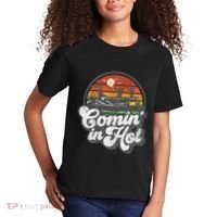 Comin In Hot Pontoon Boat Funny Boating Lake Pontooning Gift Kids T-Shirt thumb 2