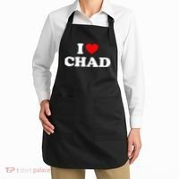 Chad I Heart Chad I Love Chad Apron thumb 2