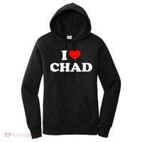 Chad I Heart Chad I Love Chad Women's Hoodie thumb 0