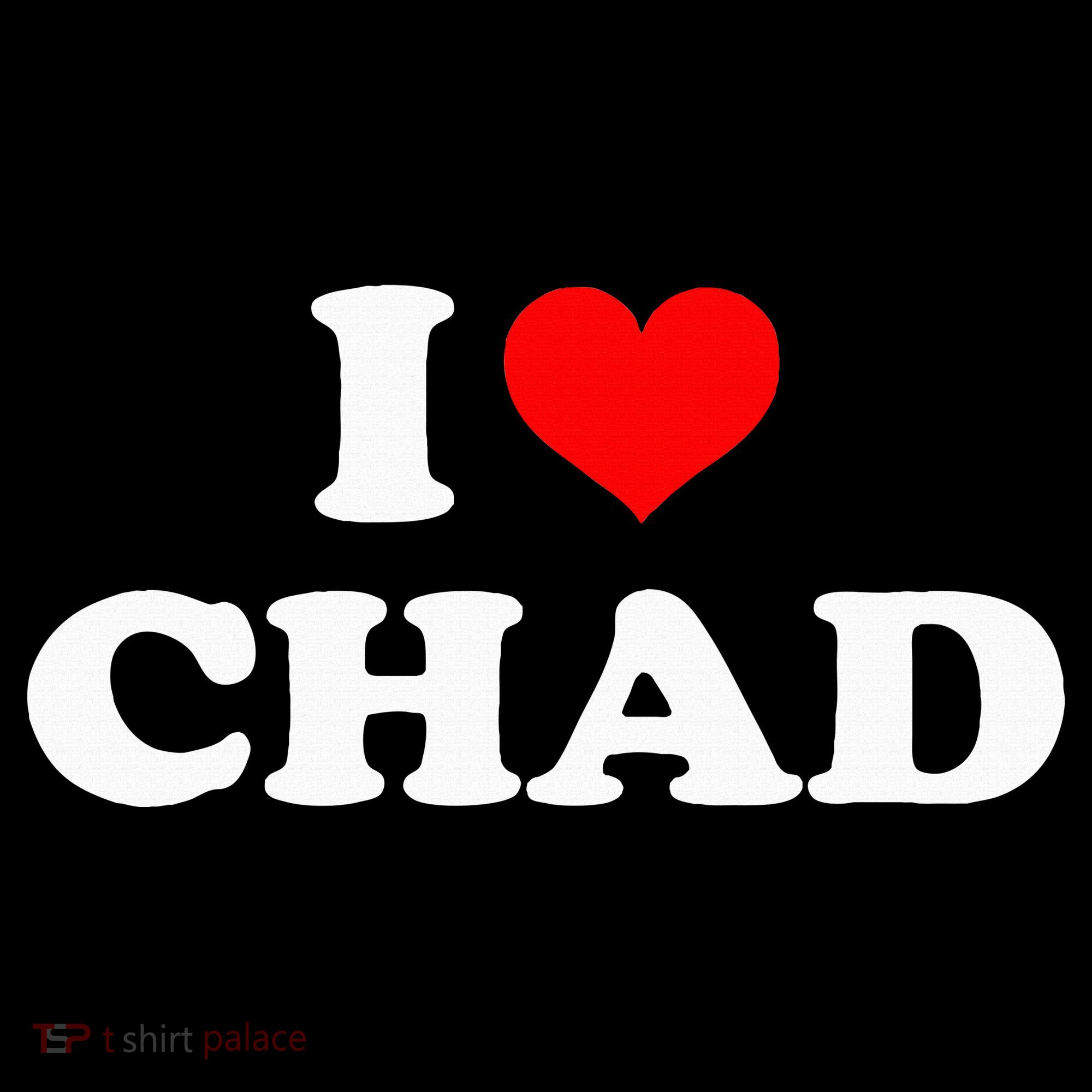 Chad I Heart Chad I Love Chad Women's Hoodie
