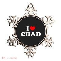 Chad I Heart Chad I Love Chad Ornament thumb 0
