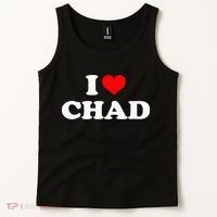 Chad I Heart Chad I Love Chad Tank Top thumb 2