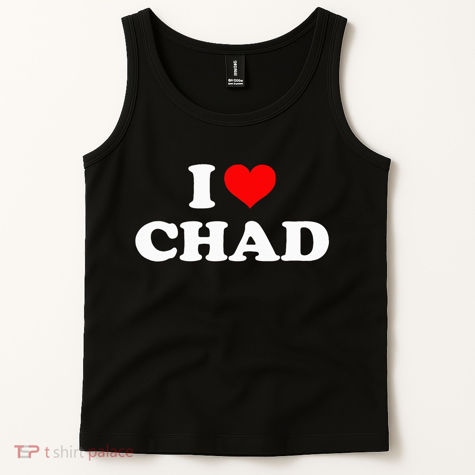 Chad I Heart Chad I Love Chad Tank Top
