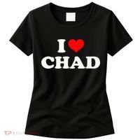 Chad I Heart Chad I Love Chad Women's T-Shirt thumb 0