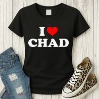 Chad I Heart Chad I Love Chad Women's T-Shirt thumb 3