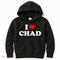 Chad I Heart Chad I Love Chad Kids Hoodie thumb 0