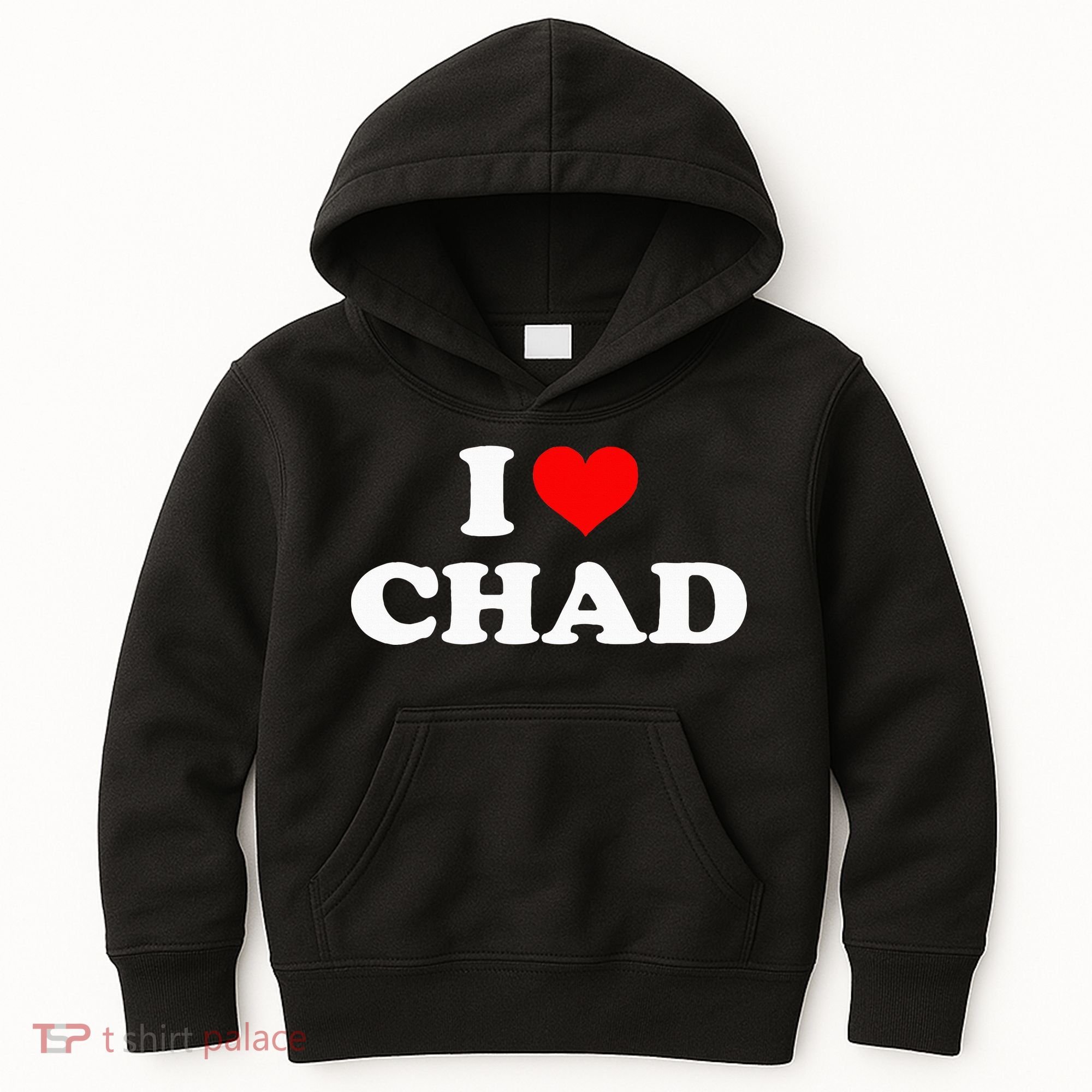 Chad I Heart Chad I Love Chad Kids Hoodie