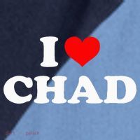 Chad I Heart Chad I Love Chad Raglan Baseball Sleeve Shirt thumb 2