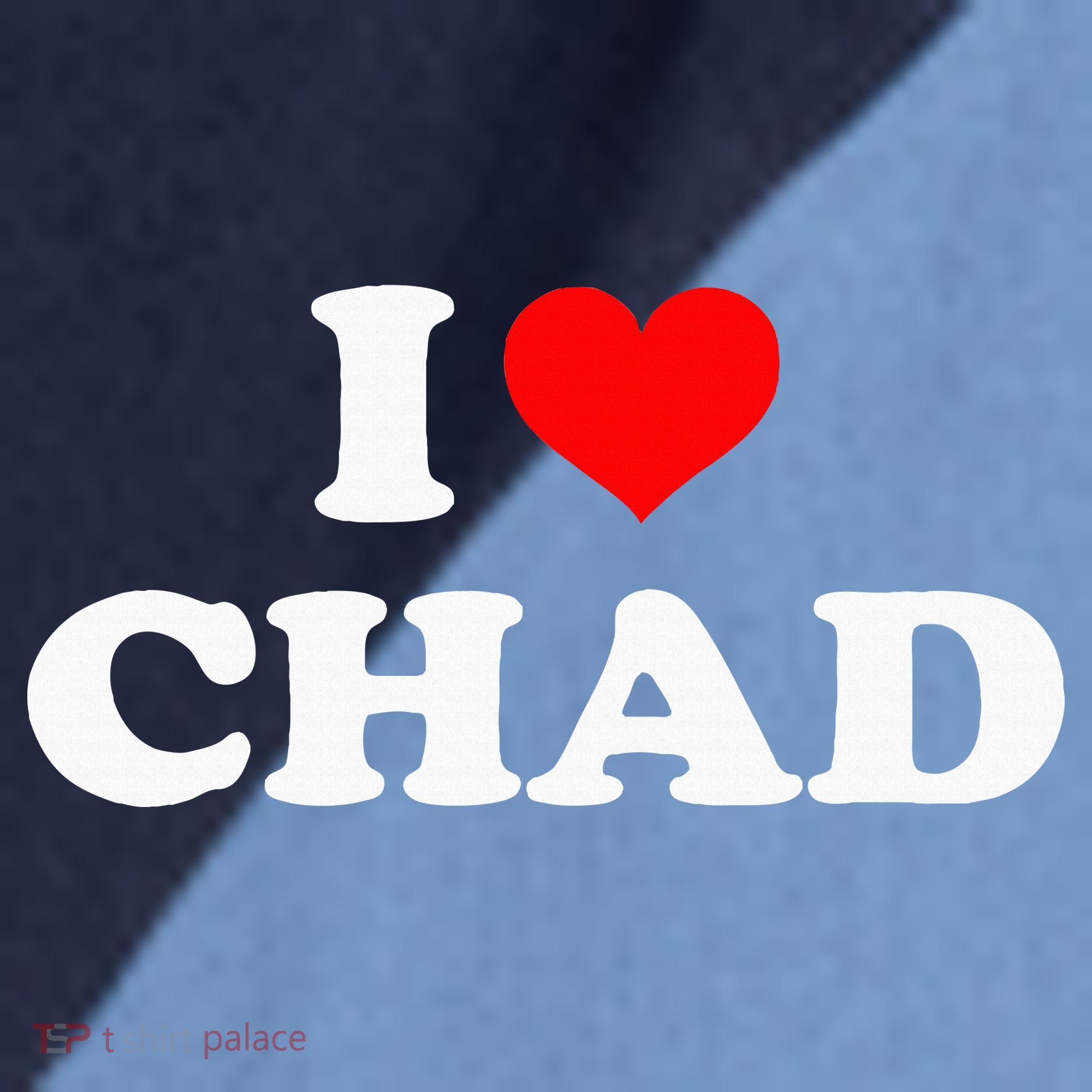 Chad I Heart Chad I Love Chad Raglan Baseball Sleeve Shirt