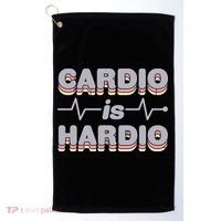 Cardio Is Hardio Golf Towel thumb 0