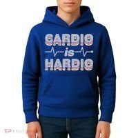 Cardio Is Hardio Kids Hoodie thumb 4