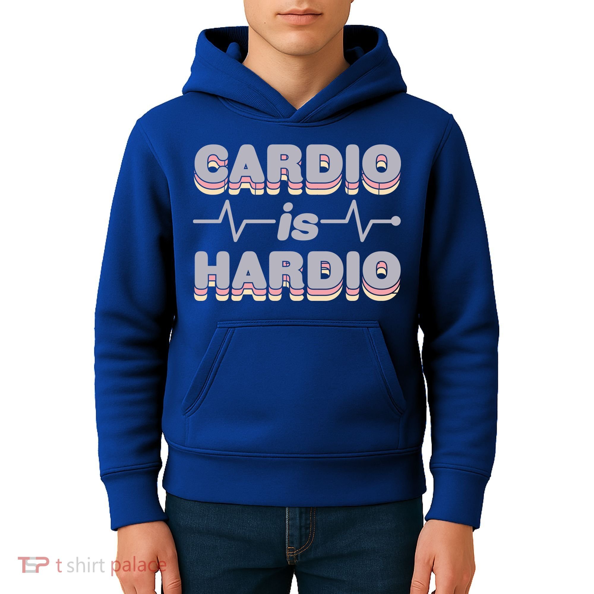Cardio Is Hardio Kids Hoodie