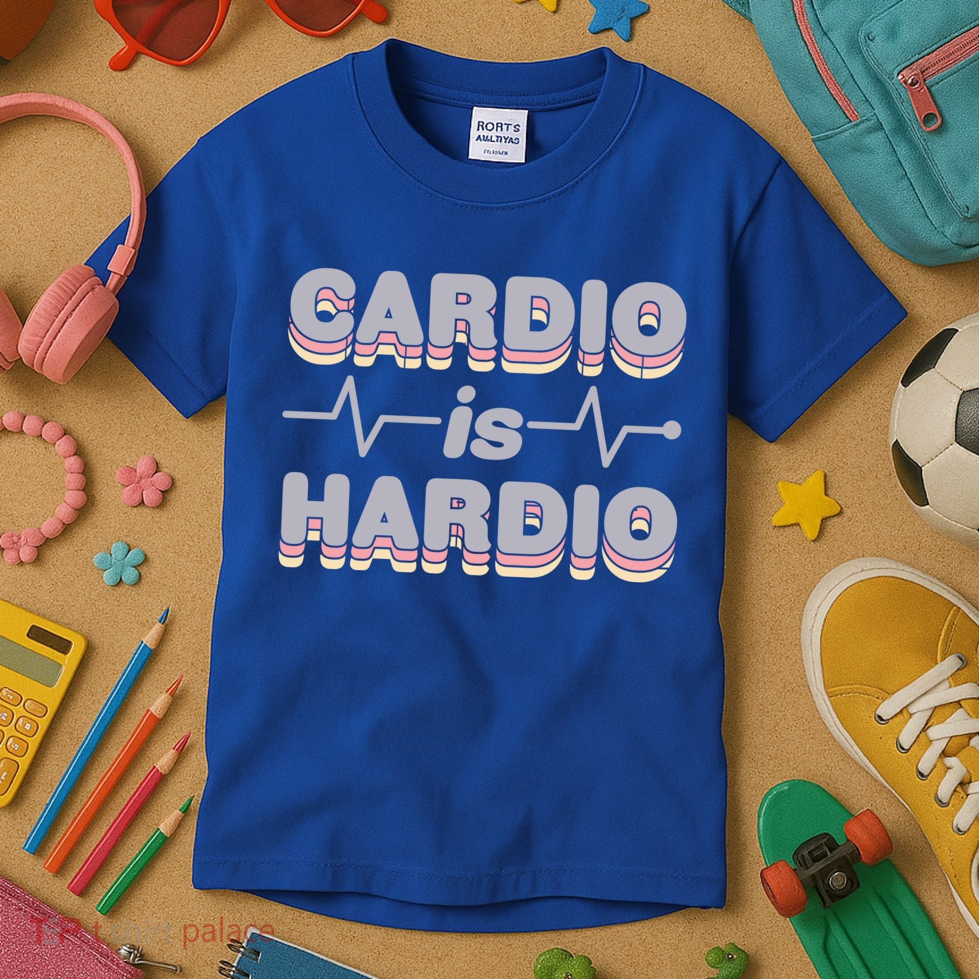 Cardio Is Hardio Kids T-Shirt