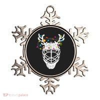 Christmas Ice Hockey Reindeer Xmas Hockey Ornament thumb 0