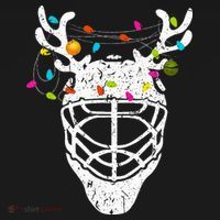 Christmas Ice Hockey Reindeer Xmas Hockey Women's Tank Top thumb 5