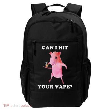 Can I Hit Your Vape Funny Rat Backpack