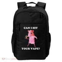Can I Hit Your Vape Funny Rat Backpack thumb 0