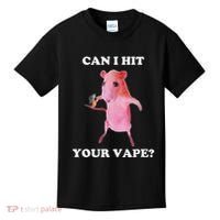 Can I Hit Your Vape Funny Rat Kids T-Shirt thumb 0