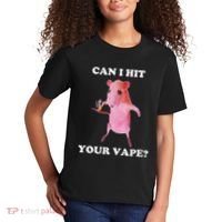Can I Hit Your Vape Funny Rat Kids T-Shirt thumb 2