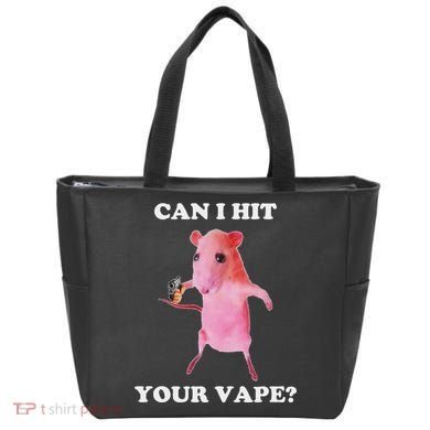 Can I Hit Your Vape Funny Rat Tote Bag