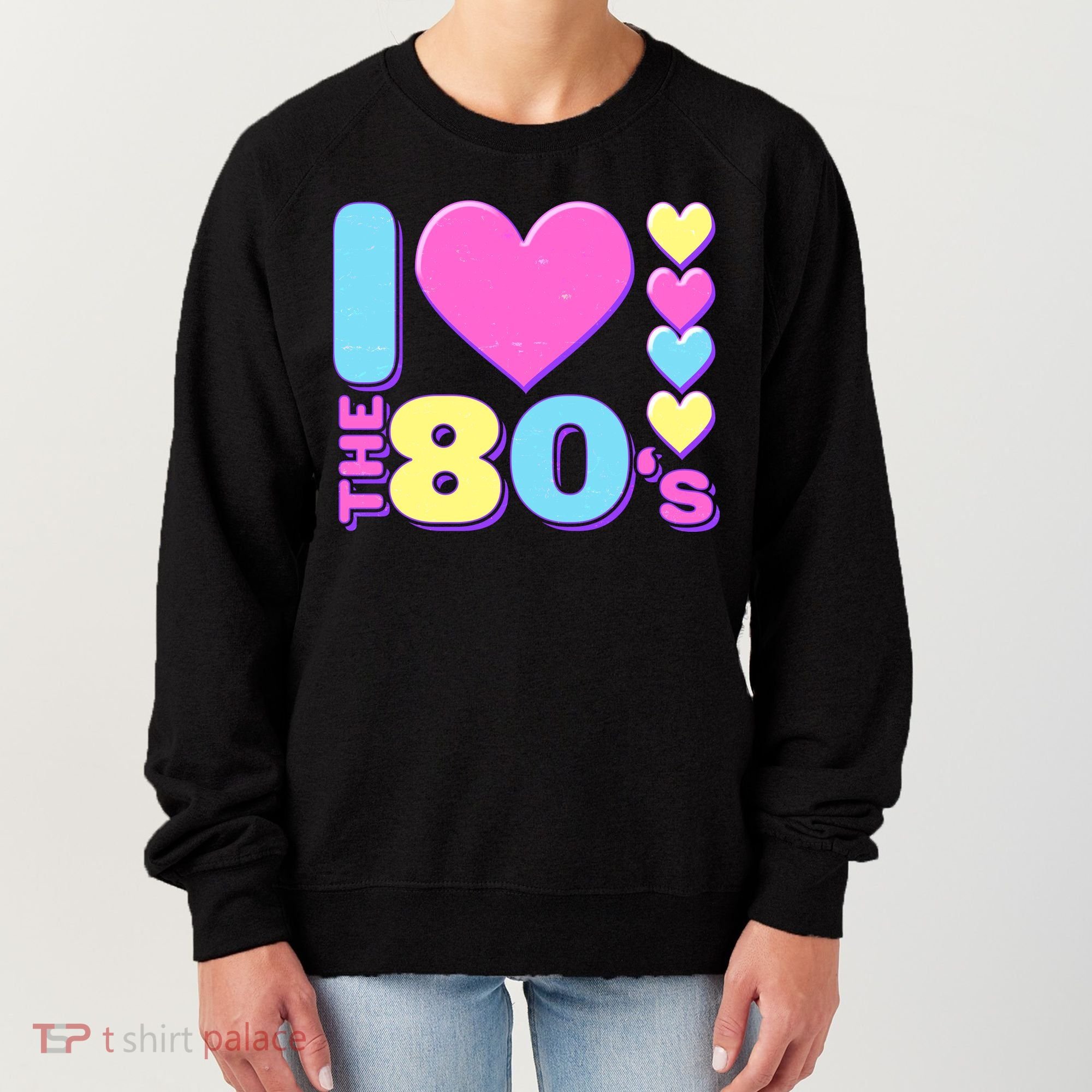 Cute I Heart Love The 80's Women's Sweatshirt