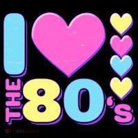 Cute I Heart Love The 80's Women's Hoodie thumb 2