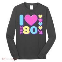 Cute I Heart Love The 80's Long Sleeve Shirt thumb 0