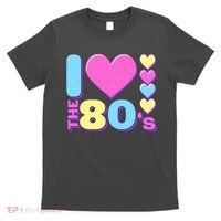 Cute I Heart Love The 80's T-Shirt thumb 0