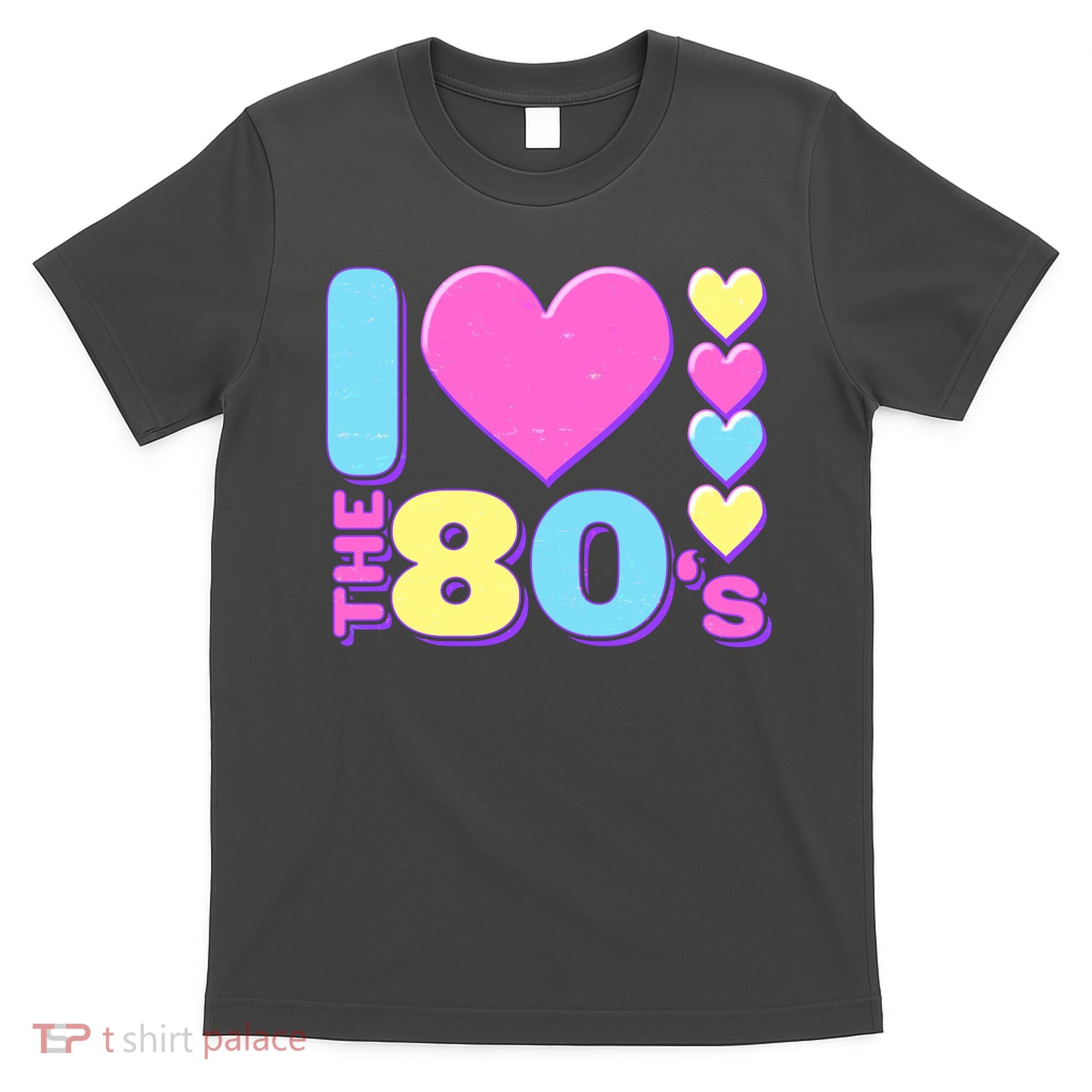Cute I Heart Love The 80's T-Shirt