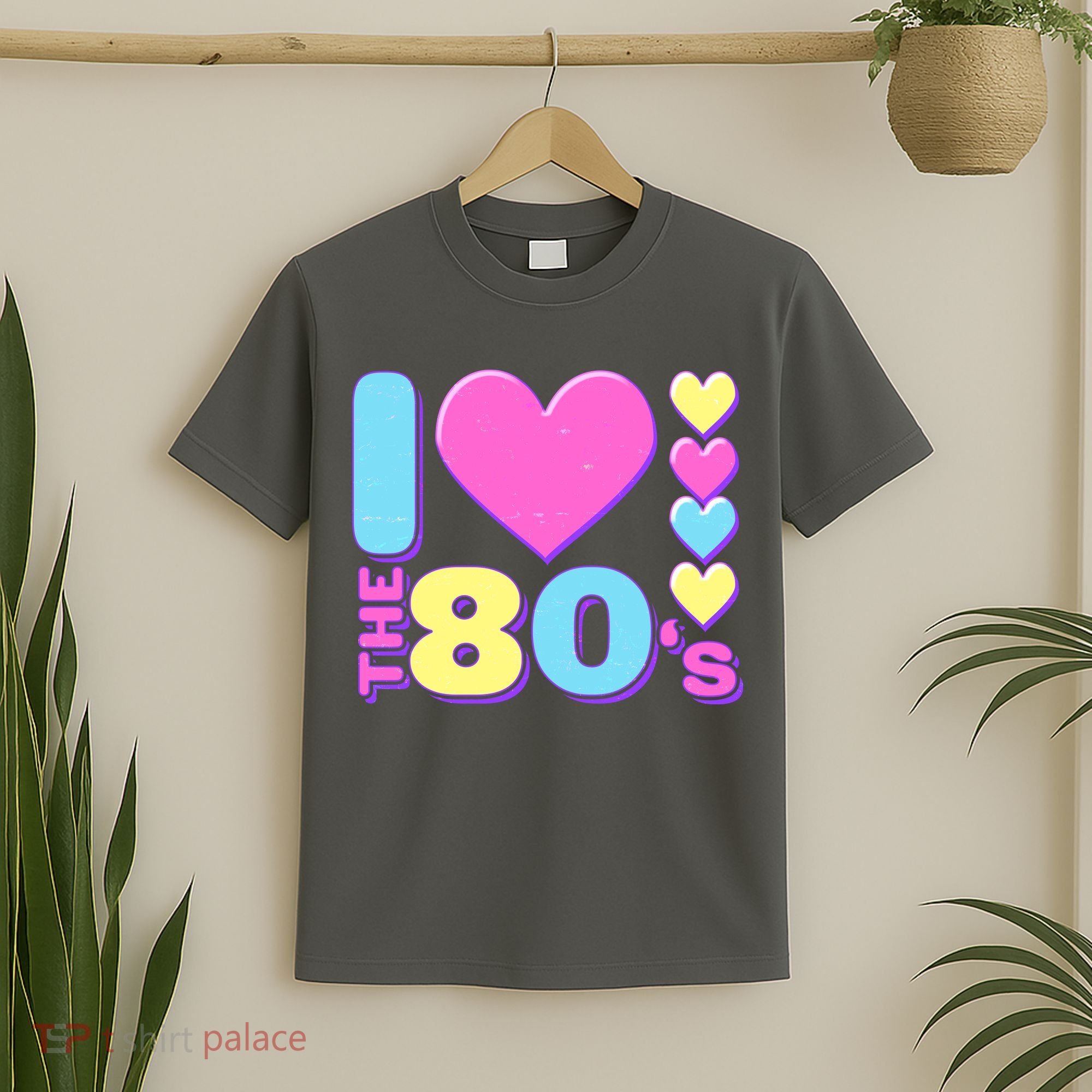 Cute I Heart Love The 80's T-Shirt