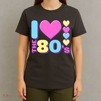 Cute I Heart Love The 80's T-Shirt thumb 4