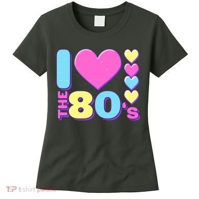 Cute I Heart Love The 80's Women's T-Shirt