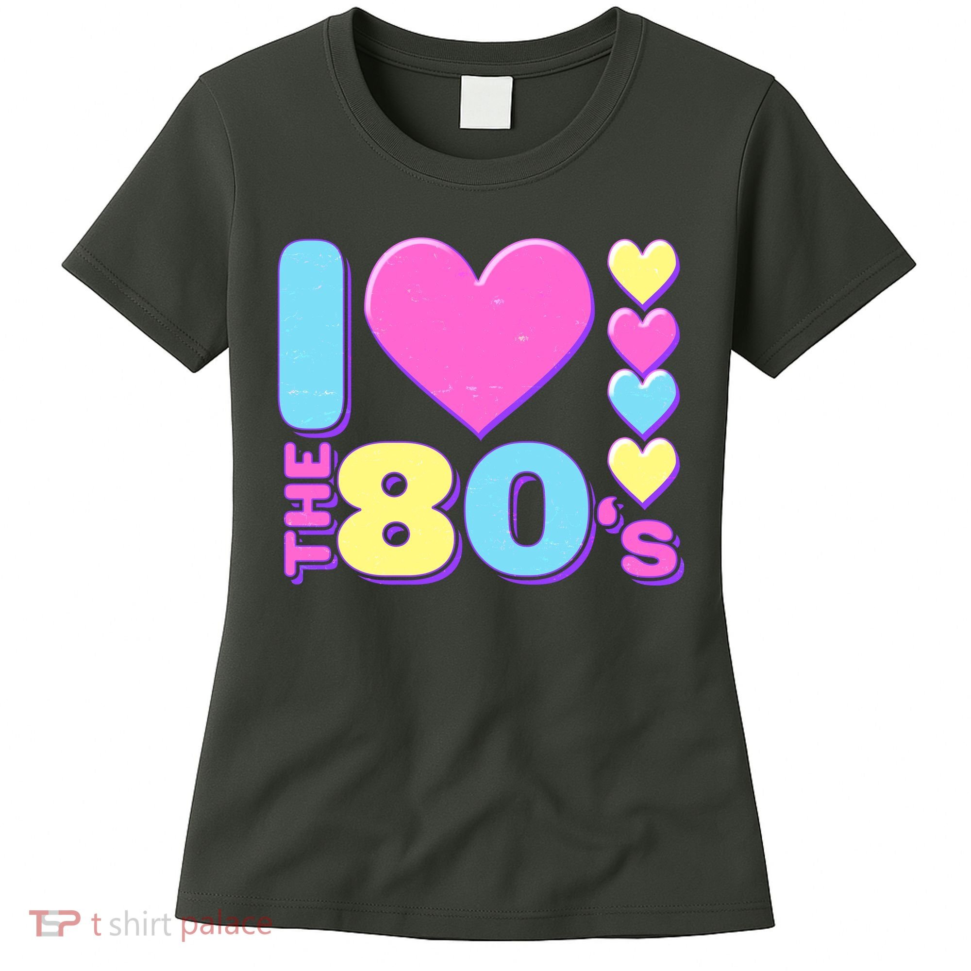 Cute I Heart Love The 80's Women's T-Shirt