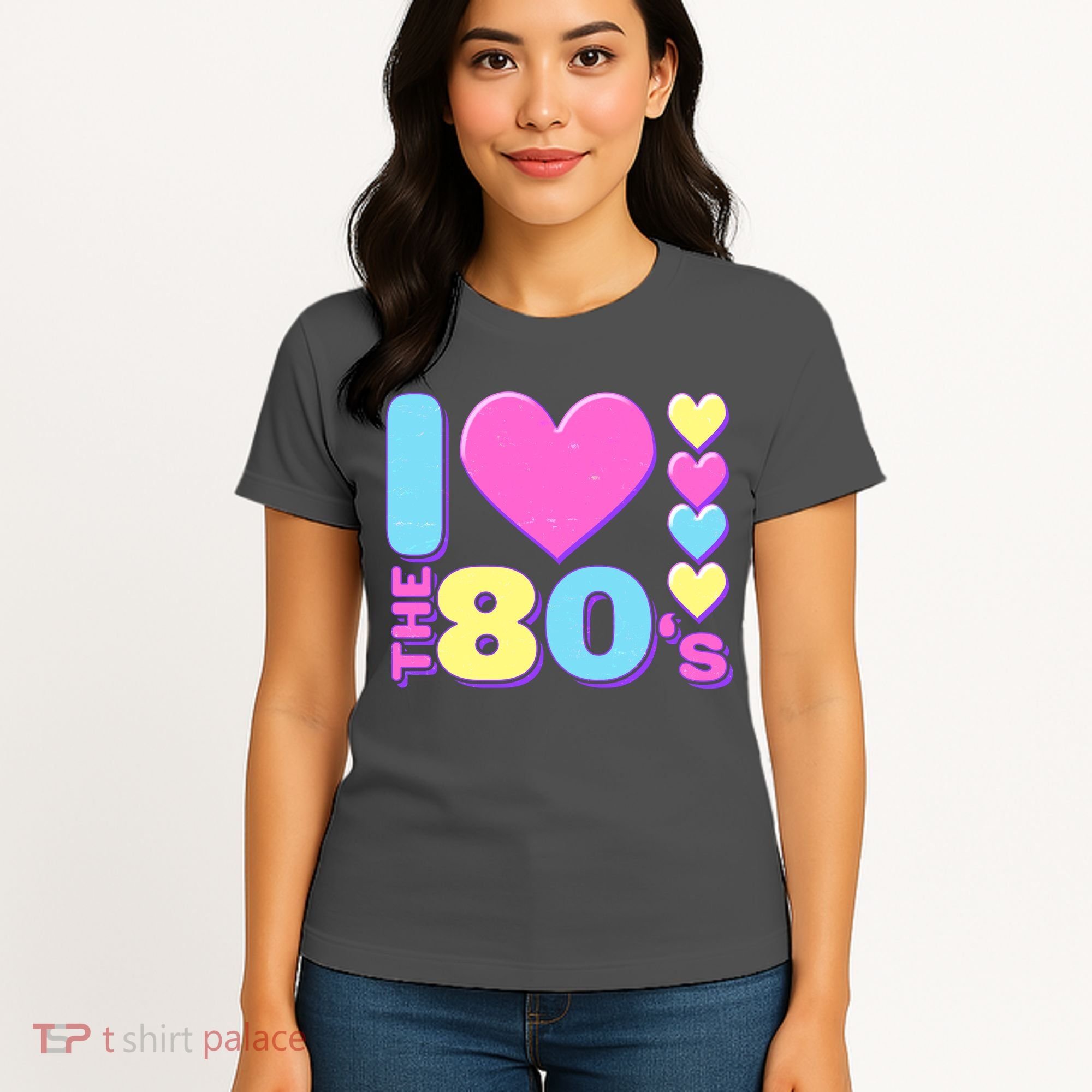 Cute I Heart Love The 80's Women's T-Shirt