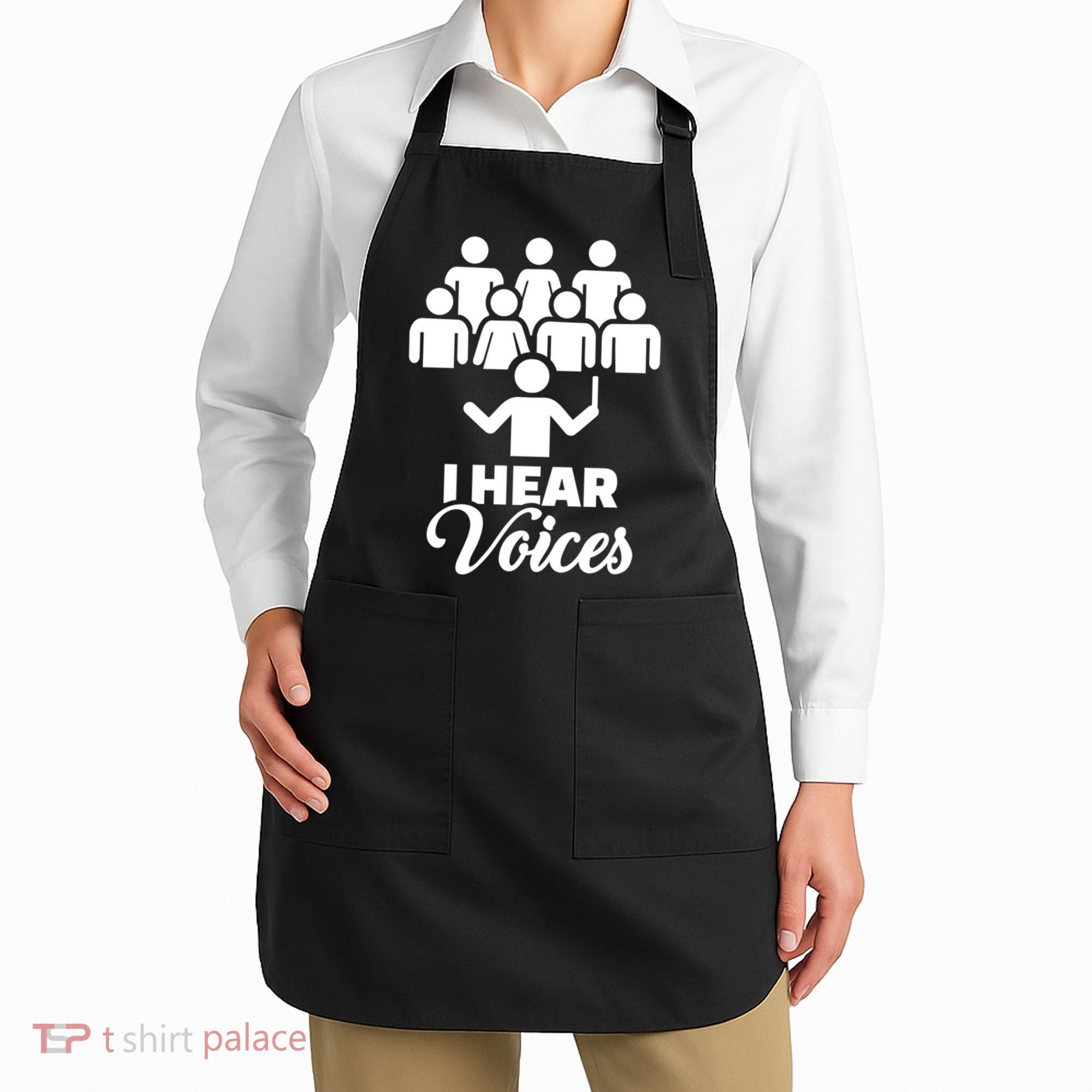 Choir I Hear Voices Apron