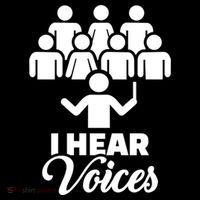 Choir I Hear Voices Button thumb 1