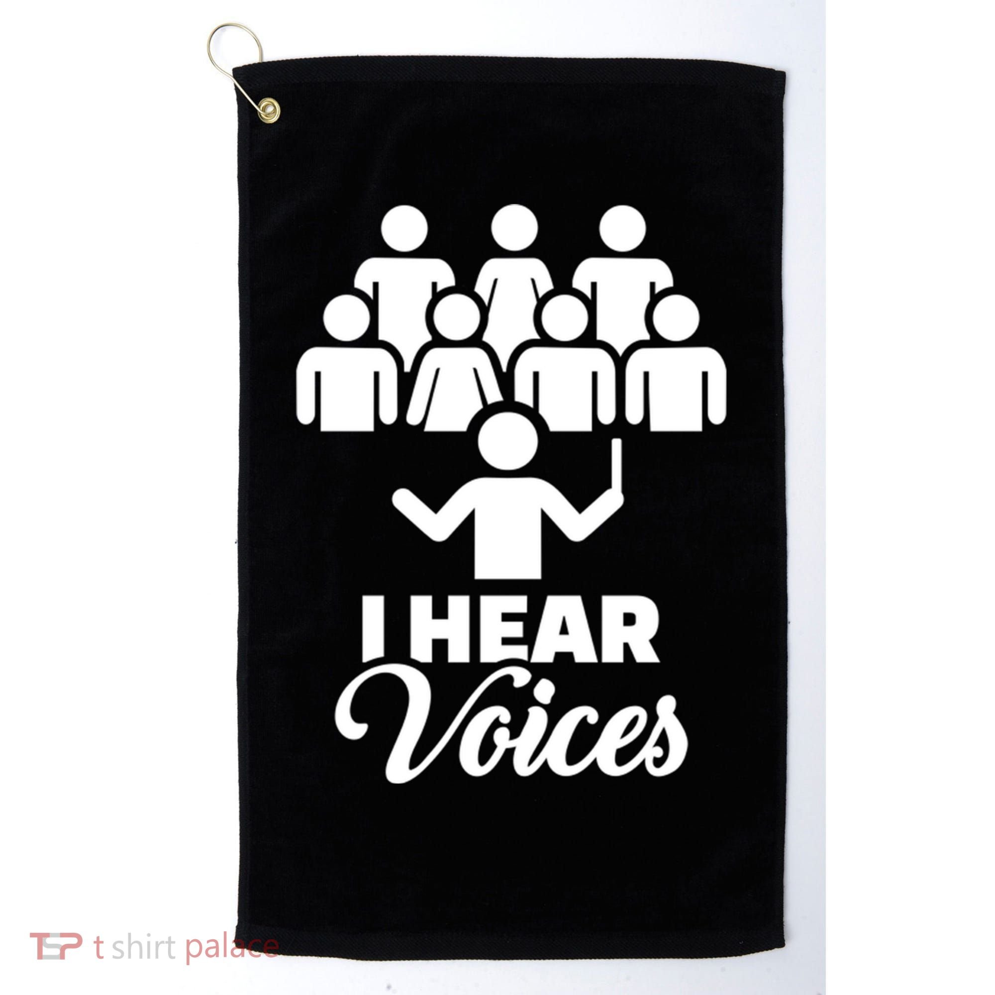 Choir I Hear Voices Golf Towel