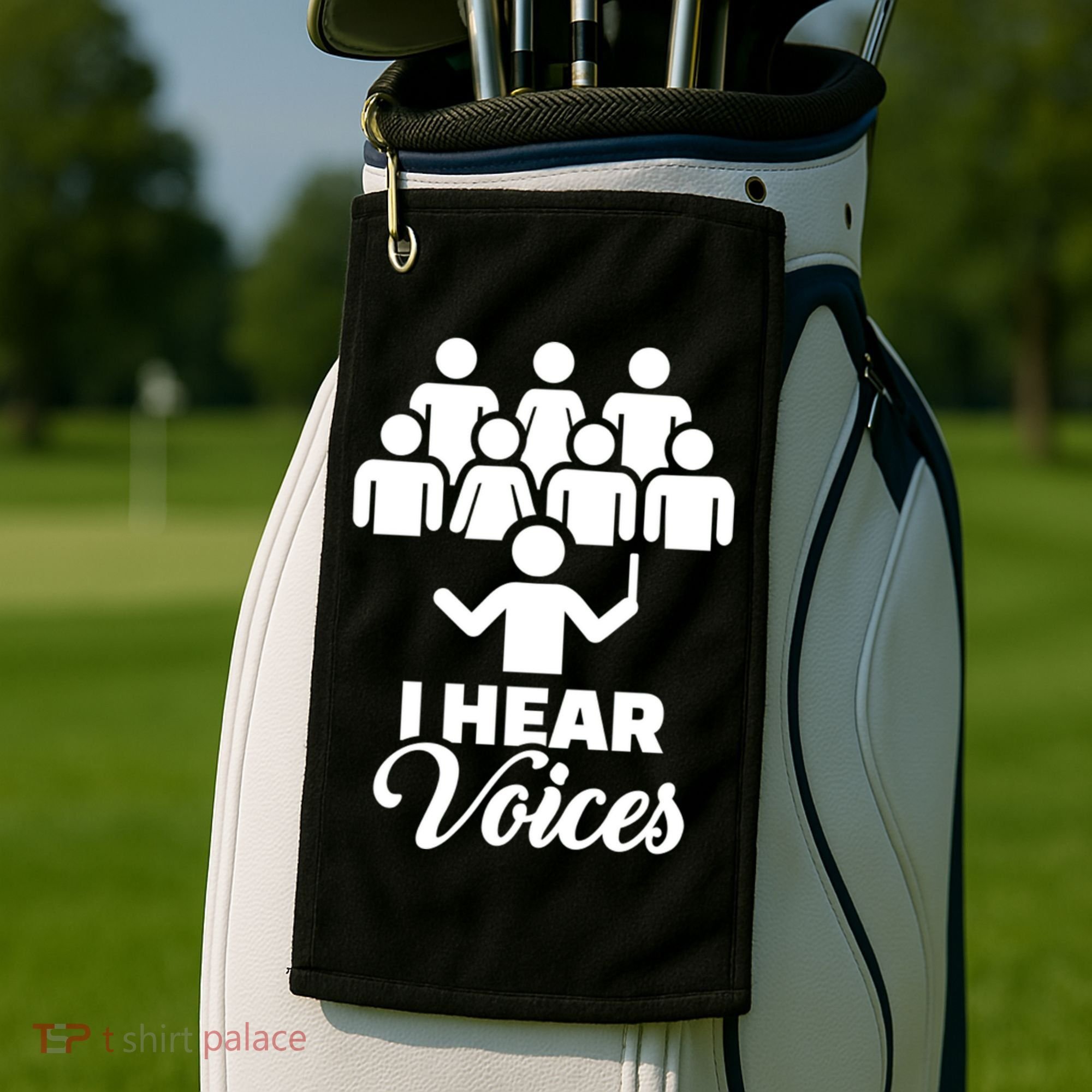 Choir I Hear Voices Golf Towel