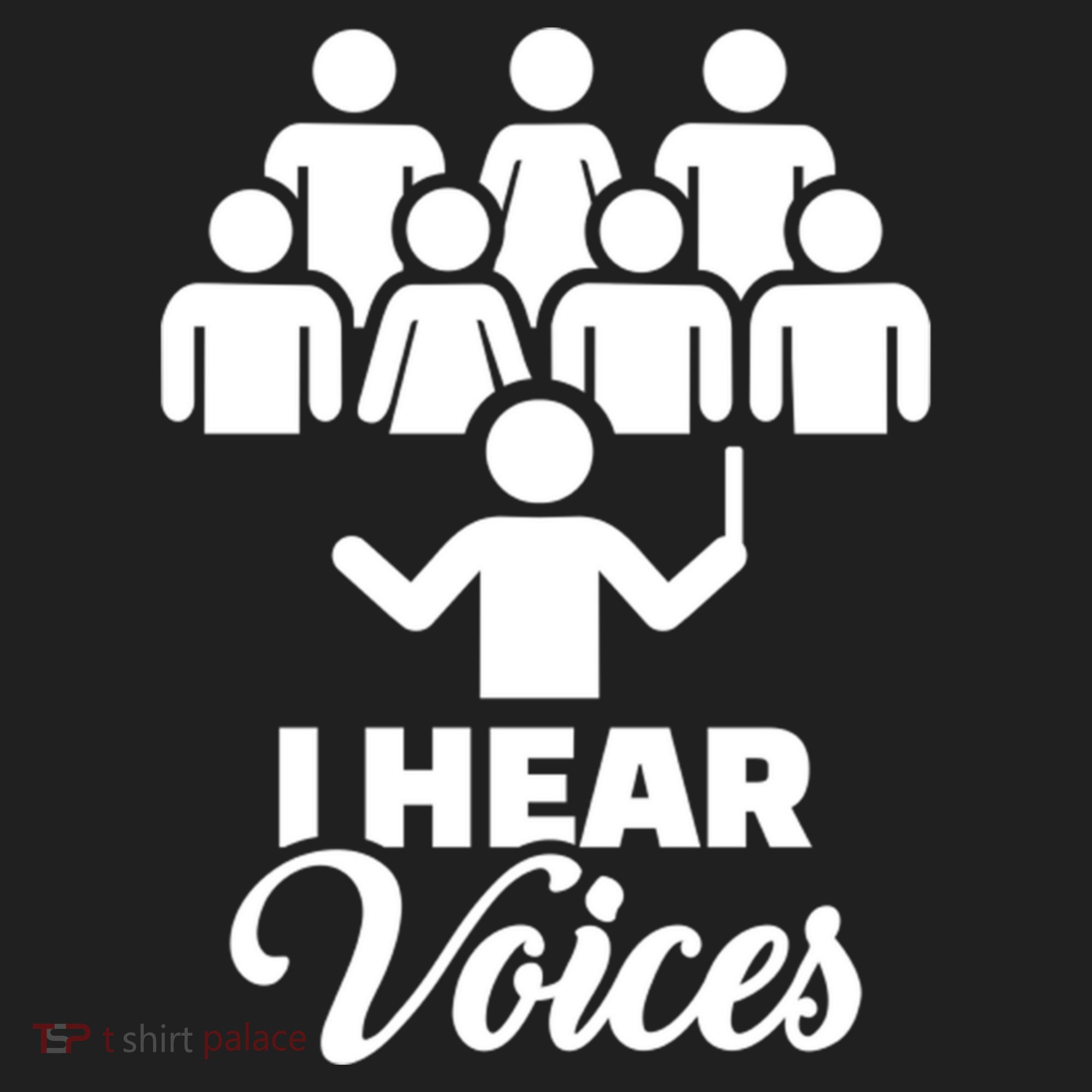 Choir I Hear Voices Golf Towel