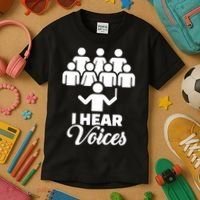 Choir I Hear Voices Kids T-Shirt thumb 3