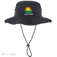 Comin In Hot Fire Funny Dumpster Fire Bucket Hat thumb 0