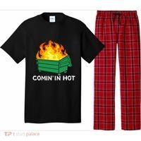 Comin In Hot Fire Funny Dumpster Fire Pajama Set thumb 0