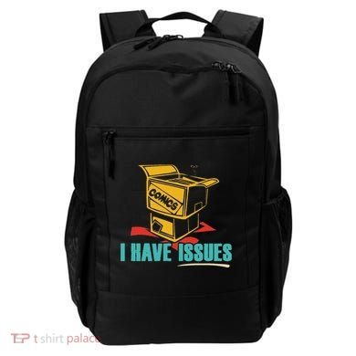 Comics I Have Issues Funny Vintage Design Backpack