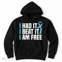 Cancer I Had It I Beat It Im Free Prostate Cancer Survivor Hoodie thumb 0