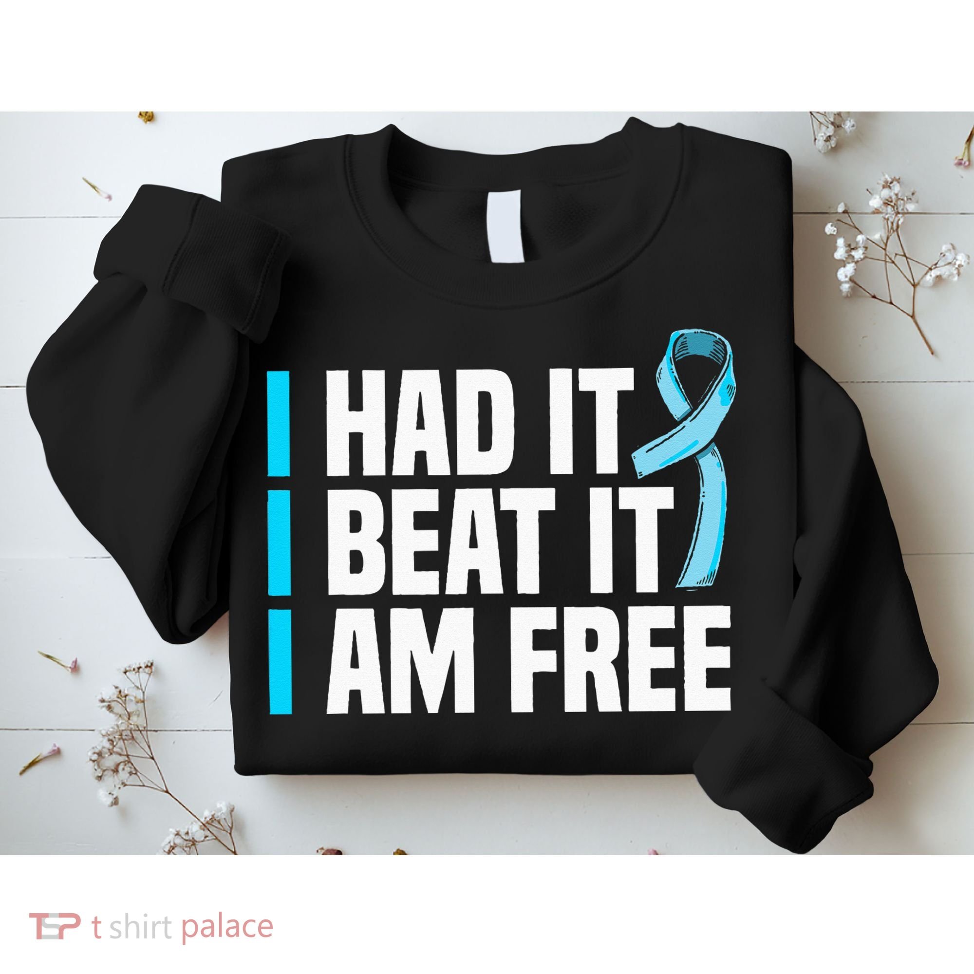 Cancer I Had It I Beat It Im Free Prostate Cancer Survivor Sweatshirt