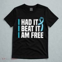 Cancer I Had It I Beat It Im Free Prostate Cancer Survivor T-Shirt thumb 5