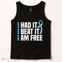 Cancer I Had It I Beat It Im Free Prostate Cancer Survivor Tank Top thumb 2